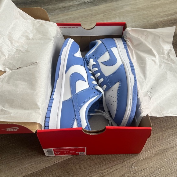 NWT Nike Dunk Polar White Dunk Lows - Picture 9 of 9